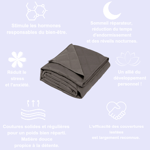 Couverture lestée